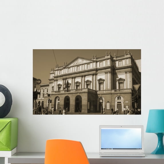 Scale Milan Wall Mural by Wallmonkeys Peel and Stick Graphic (24 in W x 14 in H) WM14726