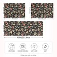 thumbnail image 4 of Haosy Satin Pillowcase for Hair and Skin Standard Cooling Silk Pillow Case with Envelope Closure Irregular Triangle Circle 20"x26", 4 of 9