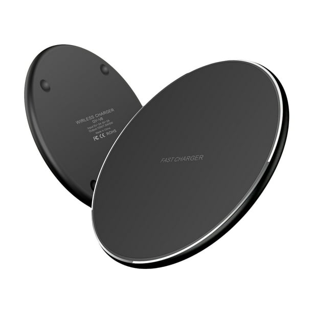 Cargador inalámbrico de 10 W para teléfonos iOS/Android Pad de carga rápida Multi Leyfeng Cargador inalámbrico