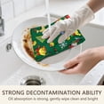 thumbnail image 5 of 2 Pcs Funny Kitchen Towels,Green Christmas Santa and Snowman Pattern Microfiber Dish Towels,Kitchen Tea Towels,Kitchen Towel Set (18" X 26"), 5 of 7