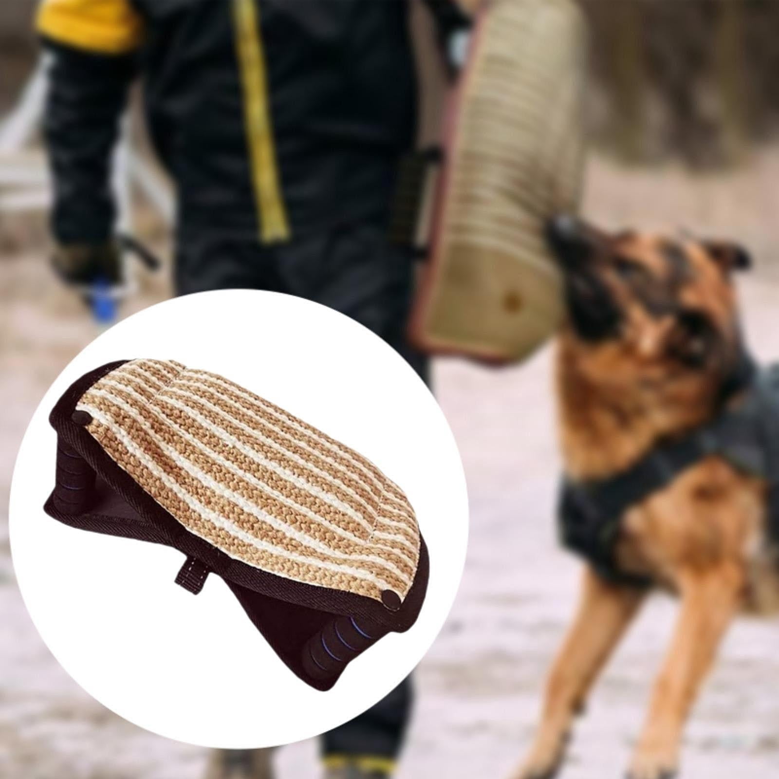 Bvdfgk Dog Bite Pillow Dog Training Biting Sleeves Interactive Toy Sturdy Portable Bite black