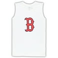 thumbnail image 2 of Women's Concepts Sport White/Navy Boston Red Sox Plus Size Tank Top & Shorts Sleep Set, 2 of 3