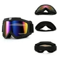 thumbnail image 4 of Dirt Bike Goggles for Men & Women - Motorcycle Goggles Motocross Racing, Ski Goggles Windproof Dustproof, Off-Road Riding Glasses for Adults Youth Kids, Anti-Fog Scratch-Resistant Safety Eyewear, 4 of 9