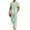 Green, variant on COOFANDY Men's 2 Pieces Cotton Linen Set White Henley Shirt Short Sleeve and Casual Beach Pants Summer Yoga Outfits