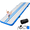 Blue, variant on FEMCHIC 13 ft Inflatable Air Gymnastics Training mat, Tumbling Mat with Electric Pump, 4'' Thick Tumble Track for Home, Cheerleading, Gym, Water, Yoga, Outdoor