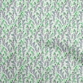 thumbnail image 1 of oneOone Georgette Viscose Green Fabric Leaves & Clover Sewing Material Print Fabric By The Yard 42 Inch Wide, 1 of 6
