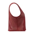 thumbnail image 2 of Ropa Playa Ocean Pacific para Mujer Top Tejido Corto Bies Contraste Cuello Redondo Rojo Talla M, 2 of 4