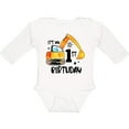 thumbnail image 3 of Inktastic Construction Truck It's My 1st Birthday Boys or Girls Long Sleeve Baby Bodysuit, 3 of 5