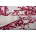thumbnail image 4 of Maison D' Hermine Calais - Funda De Almohada Decorativa 100% Algodón, Color Rojo Con Fondo Blanco, Para Sofá, Fundas De Cojín, Dormitorio, Hogar, Sala De Estar (18.0 X 18.0 In), 4 of 5