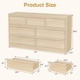 thumbnail image 2 of Drawer Dresser for Bedroom, Modern Chest of Drawers Tall with Large Drawers Storage, 2 of 7