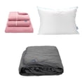 thumbnail image 1 of Juego de Sábanas Individual Royal Touch Rosa + Protector de colchón Lux + Almohada Royal, 1 of 8