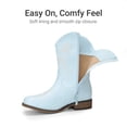 thumbnail image 6 of DREAM PAIRS Girls' Cowboy Boots, Mid Calf Western Cowgirl Boots with Floral Embroidery for Toddler, Little & Big Kids, 6 of 6