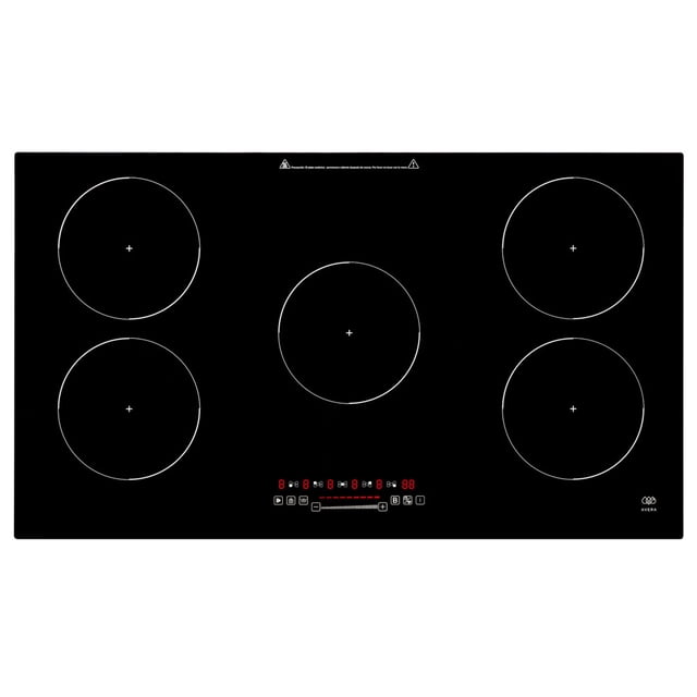 Parrilla de Inducción AVERA 5 Zonas 90cm 220V Vidrio Templado WIFI PIV590