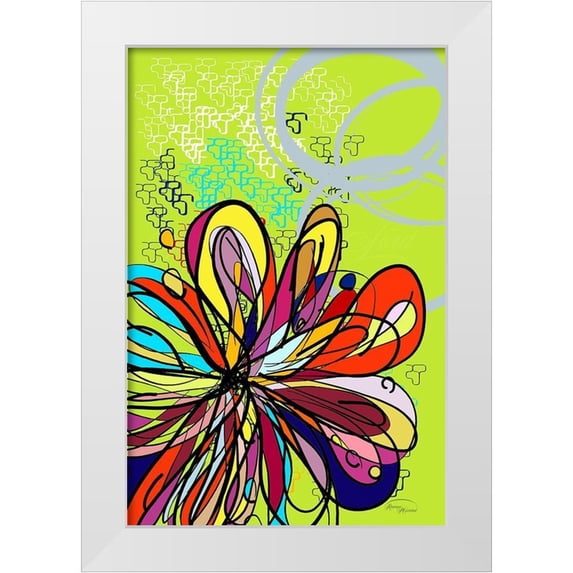 Murdock, Ramona 13x18 White Modern Wood Framed Museum Art Print Titled - It Was a Riot