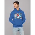 thumbnail image 2 of Surfing ICEE Bear - Arctic Wave Chill Graphic Men's Hoodie, 2 of 4