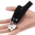 thumbnail image 3 of Collier Ras du Cou en Cuir Punk Premium en Cuir Végan et Collier avec Pendentif Élégant Beige, 3 of 4