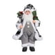 thumbnail image 2 of Figura de Papá Noel decorativa para Navidad, juguete de muñeca, regalo para adultos, bonita Cuadros blancos y negros, 2 of 9