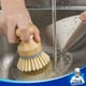 thumbnail image 4 of Cepillo de palma de bambú, cepillo para fregar platos, ollas, sartenes, fregadero de cocina, limpieza, paquete de 2 Namotu SYN231, 4 of 7