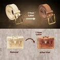 thumbnail image 6 of ELW Leather Blank Belt - 8-9 Oz. 3-3.4mm Thickness - Size: 2-1/4"x84" 5.715x213cm Cowhide Vegetable Tanned - Full Grain Strip, Strap - Ideal for DIY Belts for Tooling, Crafting & Stamping, 6 of 9