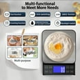 thumbnail image 2 of 3kg/5kg/10kg 0.1g Kitchen Scale Electronic Digital Scale  Pan Household Waterproof Balance for Food weighing, 2 of 6