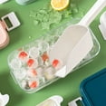thumbnail image 2 of Modern White Ice Kitchen Multifunctional Ice Dried Fruit Grains Flour Rice Ice Cup Tray with Tray Set Keep It Fresh Silicone Lids Reusable Ice Cubes for Ice Tray with Mini Spill Tray Ice Cups for, 2 of 5