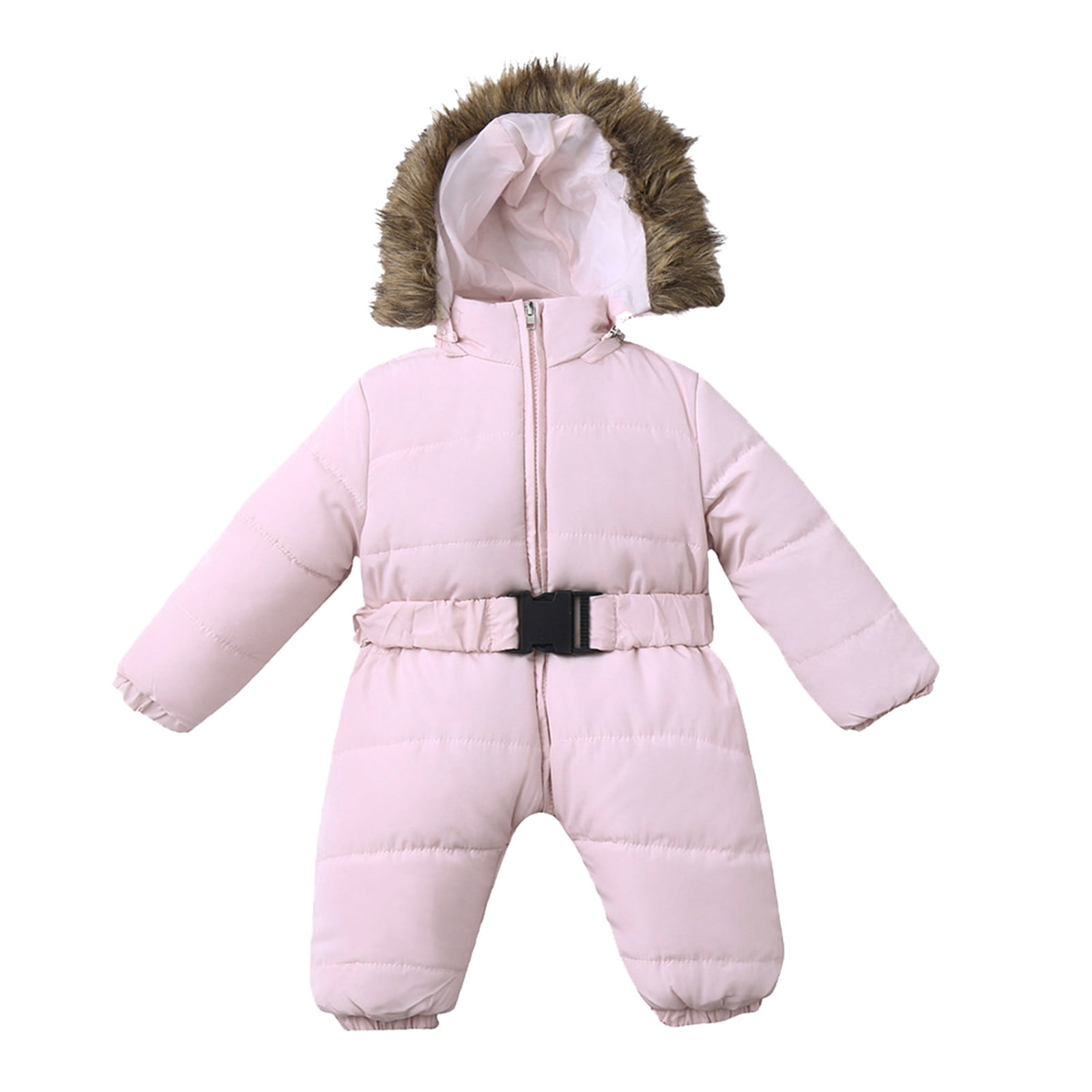LIhncine Baby Jacket Snowsuit Girls Hooded Jumpsuit Girls Snow for Kids