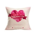 thumbnail image 2 of Bjutir Mother Day Linen Sofa Decoration Pillow Case Gift Cushion Cover Waist Pillow Case Letter Pillow Case, 2 of 4