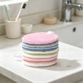 thumbnail image 4 of Reusable Cotton Rounds, 6 Pcs Makeup Remover Pads, Thickened Soft Coral Fleece Face Perfect Women Gifts for Home, Travel, Multicolor, 4 of 6