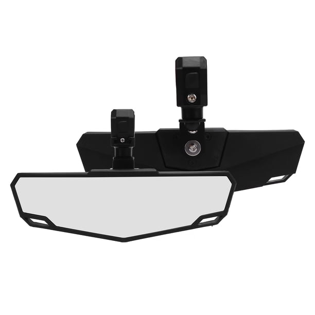 Espejo de Vista Trasera de Utv, Espejo de Utv Central de Vidrio Inhalado de Gran Angular El Espelo Retrovisor de Utv Instalación Sin Esfuerzo Visibilidad para Rzr Pro XP 4