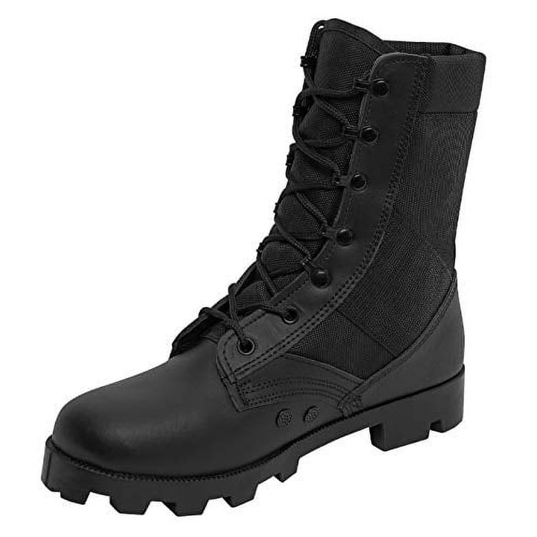 ROTHCo Black G.I. Type Speedlace Jungle Boots - 9 Inch Shoe 