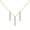 Yellow, variant on Bella Marie Pendant Necklace 18K Yellow Gold over 925 Sterling Silver | Everday Necklace for Her, Office Wear