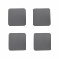 AUQ Silicone Coasters,Comfortable Dining Environment Coasters for Drinks,Stain and Mold Resistant Cup Coaster,Gray,100*100*2mm