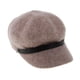 thumbnail image 5 of Sombrero clásico con visera plana para mujer de mezcla de lana Newsboy Cabbie Púrpura jinwen Sombrero de vendedor de periódicos de mujer, 5 of 8