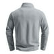 thumbnail image 3 of pstuiky camisas de manga larga para hombre, Chaqueta con capucha y cremallera de manga larga informal de color liso para hombre salir tops m, 3 of 6