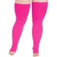thumbnail image 2 of YEKEYI Plus Size Knit Leg Warmer Women Thick Thigh High Boot Extra Long Large Socks, 2 of 6