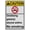 Warning Sign 1, variant on Warning Sign Bilingual Evacuation Point Meeting Place Rustproof Aluminum for Commercial Buildings 12x8 inch