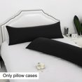 thumbnail image 4 of Unique Bargains Microfiber Body Pillow Cases Silky-Soft Pillowcase Envelope Closure 2pcs, 4 of 9