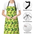 thumbnail image 5 of Rateoe Kiwi and Avocado Aprons with Pocket,Men Womens Aprons Waterproof Adjustable Cooking Aprons for Kitchen Gardening and Salon, 5 of 7