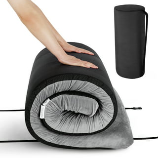 2.5 inch Memory Foam Sleeping Pad Camping Mattress,Portable Roll Up  Sleeping Mat, Waterproof,Small