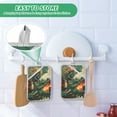 thumbnail image 6 of WOBOGO Emerald Dragon Oven Mitts 2 Piece Heat Resistant 338 Degrees F Square Insulation Pads for A Wide Range of Cooking Occasions, 6 of 7