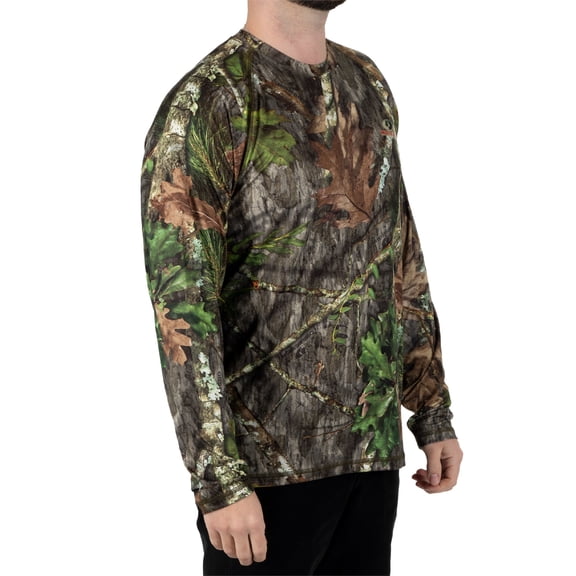 Mossy Oak Men's Camo Tee Turkey Hunting Performance Shirt, Sizes S-3XL