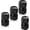 XMY-black01-A1, variant on Tire Valve Stem Caps for Toyota Metal Car Wheel Air caps Auto Valve Stem Caps Accessories 4 Pcs Black