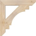 thumbnail image 3 of Ekena Millwork 3 1/2"W x 24"D x 24"H Merced Slat Smooth Bracket, Douglas Fir, 3 of 4