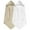 Beige & White, variant on Yoofoss 100% Muslin Cotton Towels & Washcloths, Multicolor, 2 Count