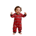 thumbnail image 3 of Family Matching Superhero Pajamas Set Red Comic Hero Graphic Long Sleeve Sleepwear for Christmas Gifts, 3 of 4