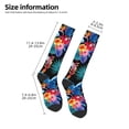 thumbnail image 5 of Balery Tropical Palm Leaves Fun Novelty Socks Men'S Women'S Crew Socks Funny Crazy Novelty Socks Quirky And Cool Socks, 5 of 9