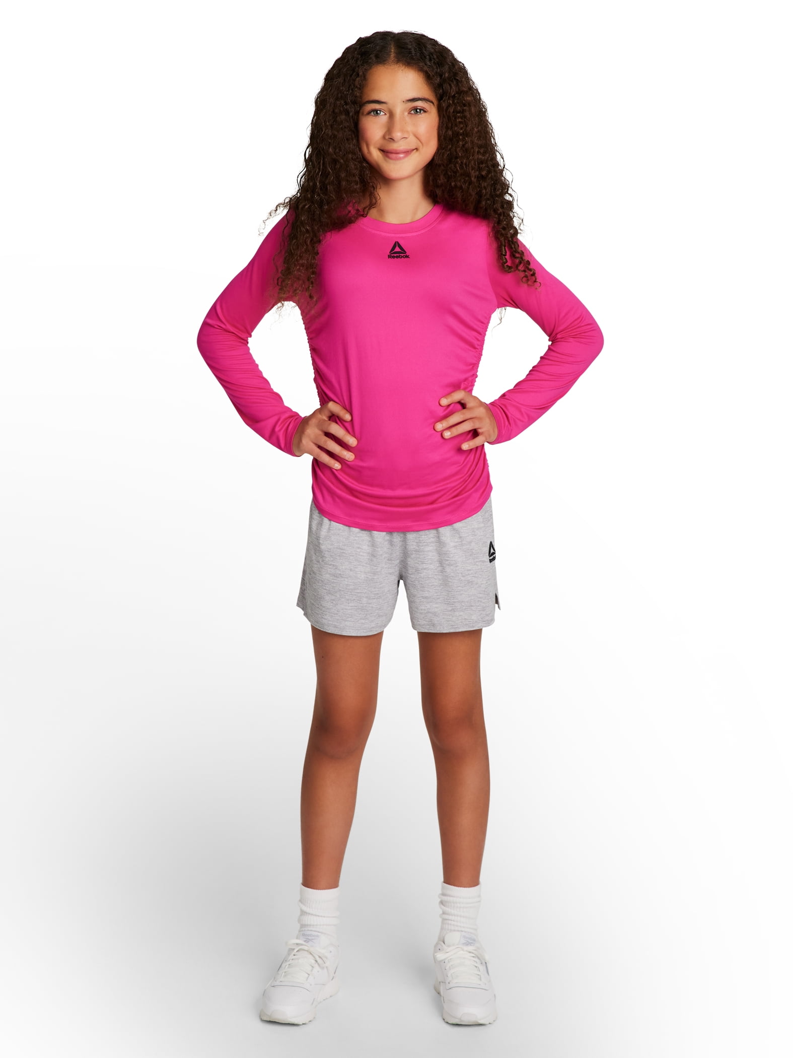 Reebok Girl’s Athletic Balance Gym Short, 2-Pack, Sizes 4-18