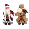 thumbnail image 4 of Cateissary Navidad Santa Claus juguete en movimiento música Navidad baile canto figurita artesanía muñeca 2022 regalos de Año Nuevo para niños Kits de decoración para fiestas rojo Cateissary HA008219-01B, 4 of 6