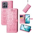 thumbnail image 4 of Funda Cartera FOXDOCK para Motorola Edge 50 Neo , Flip PU con Relieve de Gatos y Perros, Tarjetero y Soporte, 4 of 6