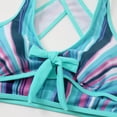 thumbnail image 4 of Women'S Bikini Swimsuits Sets High Waisted Women Swimsuit(Blue-M), 4 of 7